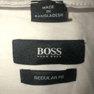 HUGO BOSS regular fit white tee.
